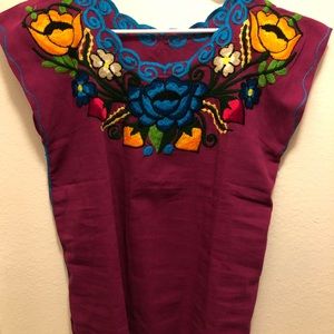 Embroidered Mexican shirt